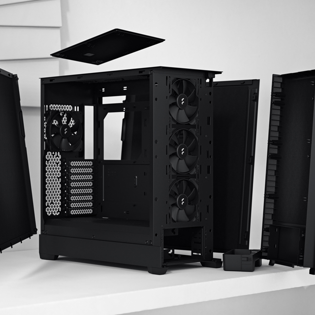 Fractal Design Pop XL Silent Black ATX Sound Damped Solid Panel Full Tower Computer Case Newegg.ca